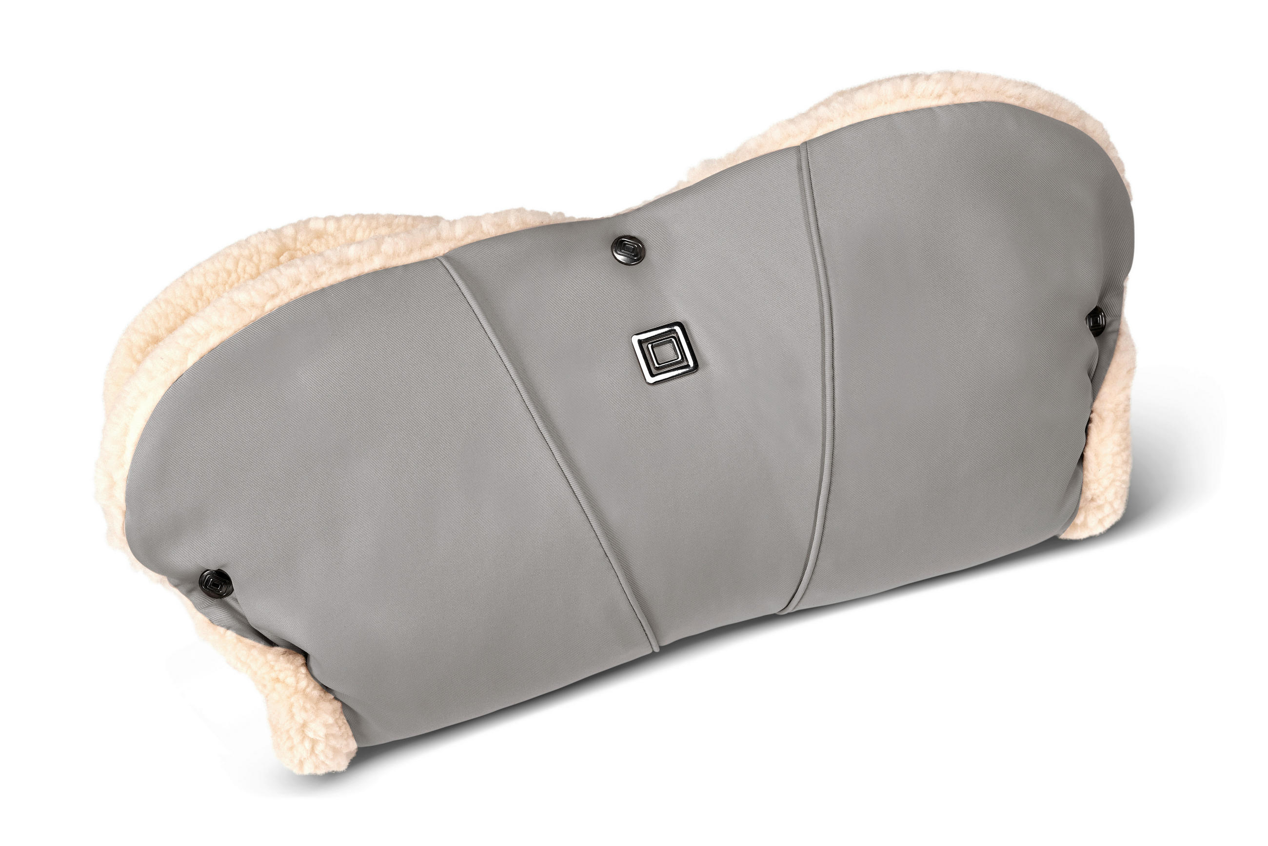 Moon Muff Handmuff Hellgrau 51x7x24 cm