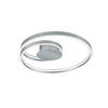 LED-DECKENLEUCHTE - Weiß/Nickelfarben, Design, Kunststoff/Metall (72/12cm) - Cinque