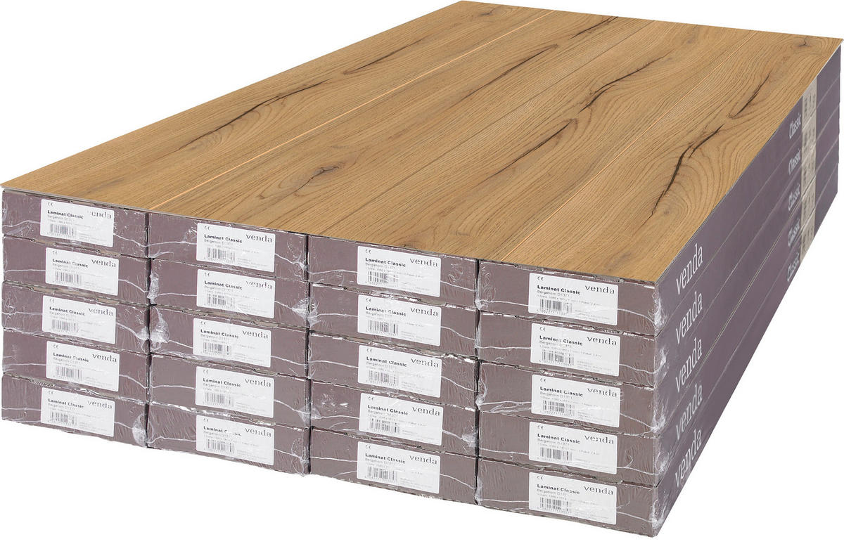 LAMINATBODEN Eiche Alpbach Venda Trend  per  m² - Eichefarben, KONVENTIONELL, Holzwerkstoff (138/19,3/0,7cm) - Venda