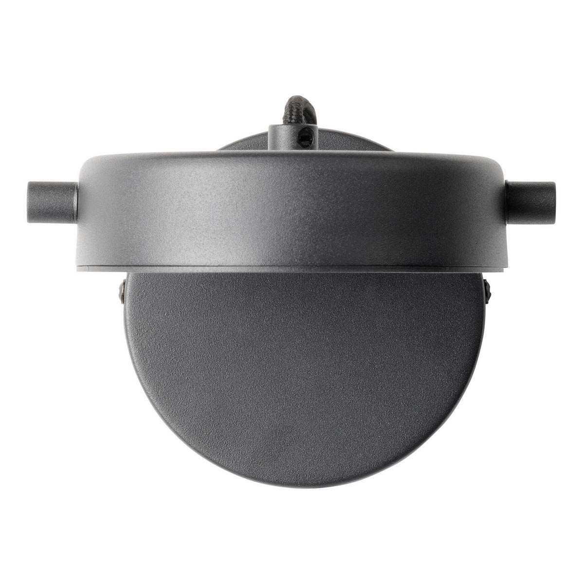 LED-WANDLEUCHTE 15/18/12,5 cm   - Schwarz, Design, Kunststoff/Metall (15/18/12,5cm) - Osram