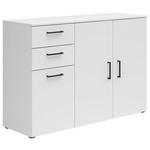 KOMMODE  in 120/83/40 cm  - Anthrazit/Schwarz, MODERN, Holzwerkstoff/Kunststoff (120/83/40cm) - Carryhome