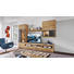 WOHNWAND in Grau, Eichefarben - Eichefarben/Alufarben, KONVENTIONELL, Glas/Holzwerkstoff (300/194/54cm) - Xora WOHNWAND in Grau, Eichefarben - Eichefarben/Alufarben, KONVENTIONELL, Glas/Holzwerkstoff (300/194/54cm) - Xora