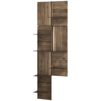 WANDPANEEL Wildeiche  64,2/191,6/22,5 cm  - Wildeiche, Design, Glas/Holz (64,2/191,6/22,5cm) - Voglauer