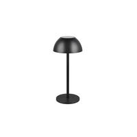NABÍJATEĽNÁ STOLNÁ LAMPA 13,5/30 cm - čierna, Trend, plast (13,5/30cm)