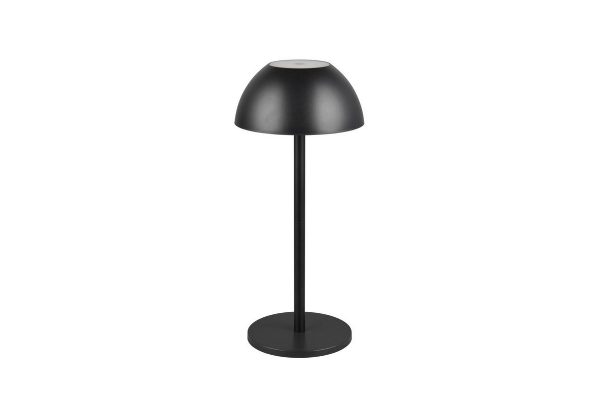 NABÍJATEĽNÁ STOLNÁ LAMPA 13,5/30 cm - čierna, Trend, plast (13,5/30cm)