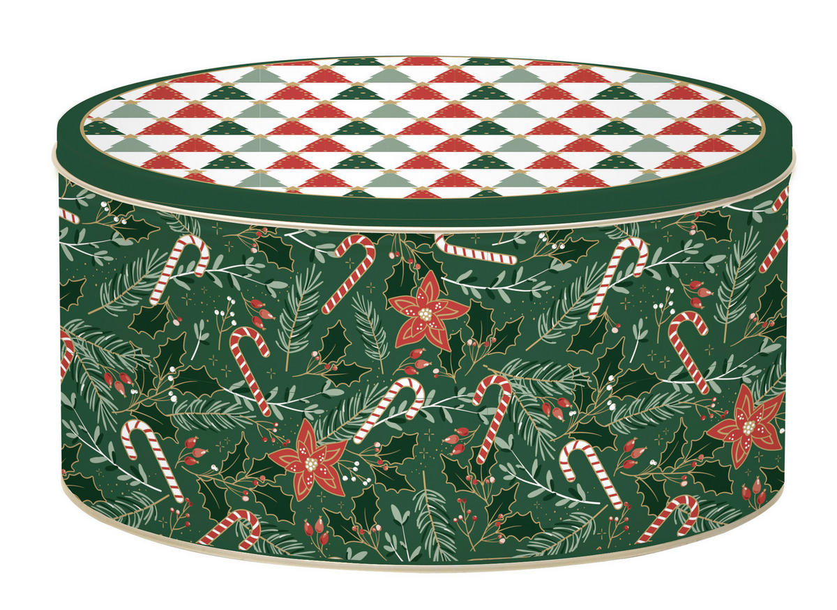 KEKSDOSENSET 3-teilig  - Multicolor, Basics, Metall (20/20/8.5cm) - POZZI AND EASY LIFE
