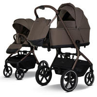 KOMBIKINDERWAGEN MAVI 2in1  - Mokka, Trend, Textil/Metall (92/55/110.5cm) - My Junior