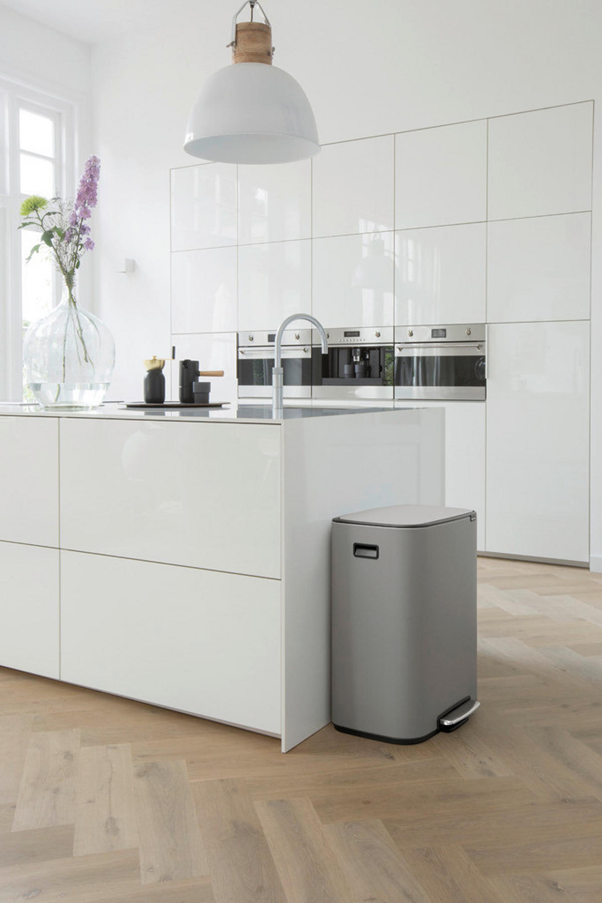 KOŠ ZA SMETI - Basics, kovina/umetna masa (54.1/65.2/36.3cm) - Brabantia