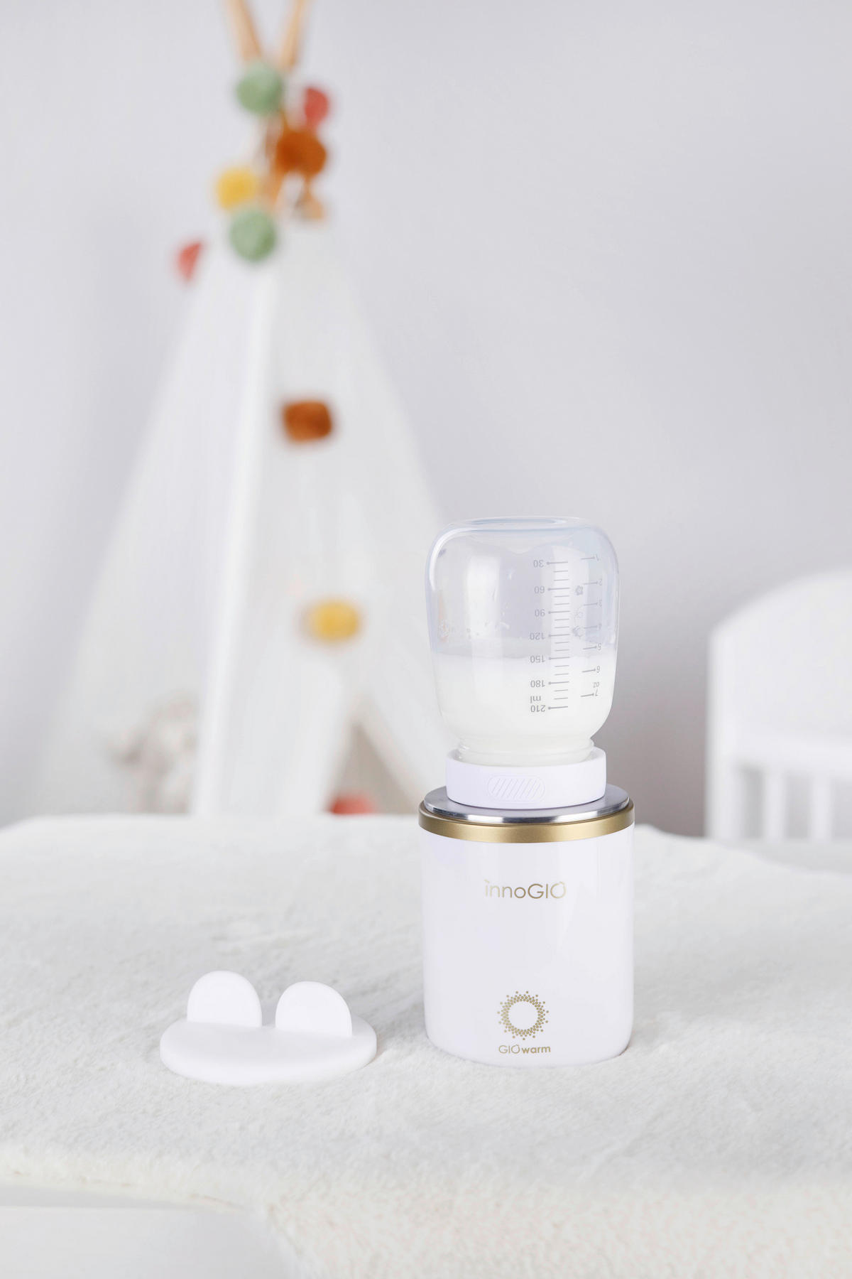 BABYKOSTWÄRMER GIO-370  - Weiß, Basics, Kunststoff (8/13cm)