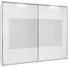 SCHWEBETÜRENSCHRANK in Weiß - Chromfarben/Weiß, Design, Glas/Holzwerkstoff (270/223/69cm) - Xora SCHWEBETÜRENSCHRANK in Weiß - Chromfarben/Weiß, Design, Glas/Holzwerkstoff (270/223/69cm) - Xora