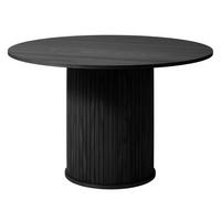 ESSTISCH in Holzwerkstoff 120/120/75 cm  - Eichefarben/Schwarz, Trend, Holzwerkstoff (120/120/75cm) - home24