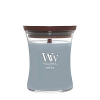 VONNÁ SVÍČKA  - čiré/tyrkysová, Basics, parafín/sklo (9.9/11.4/9.9cm) - WoodWick