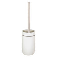 WC-BÜRSTENHALTER - Silberfarben, Basics, Kunststoff (9,1/36,8cm) - Kleine Wolke