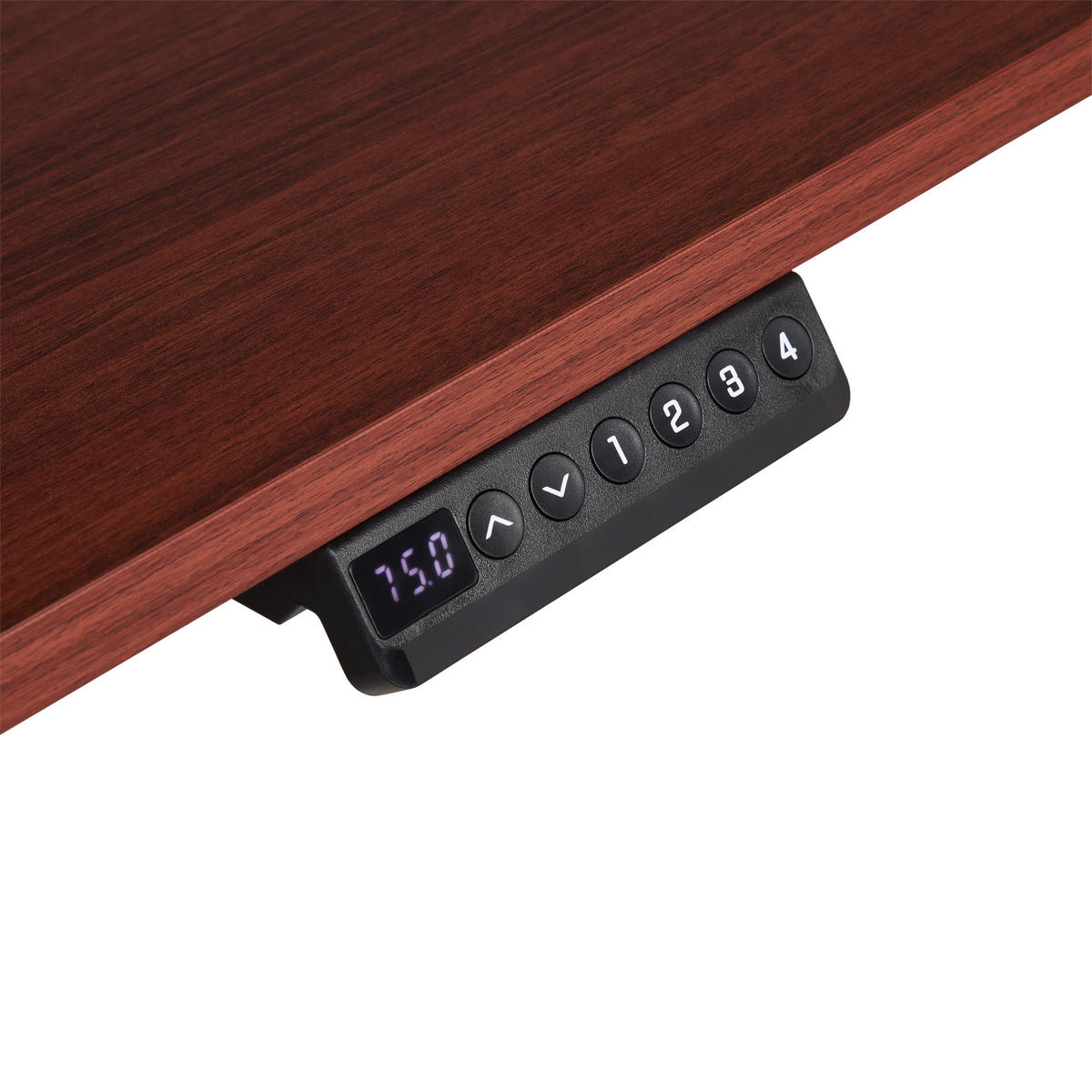 SCHREIBTISCH  in Weiß, Walnussfarben  - Walnussfarben/Weiß, MODERN, Holzwerkstoff/Metall (160/73-123/80cm) - Livetastic