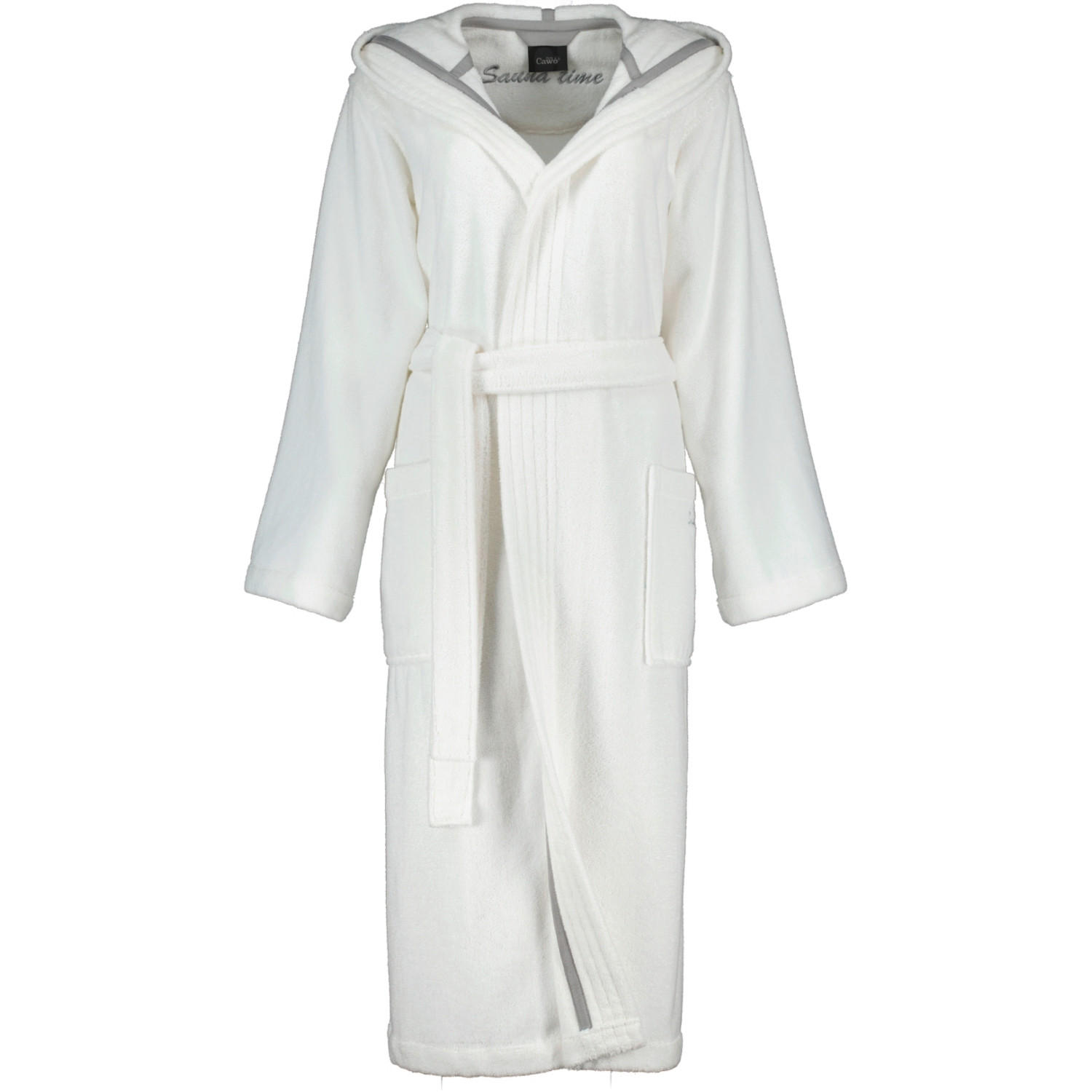 BADEMANTEL XS Damen  - Weiß, Basics, Textil (XSnull) - Cawoe