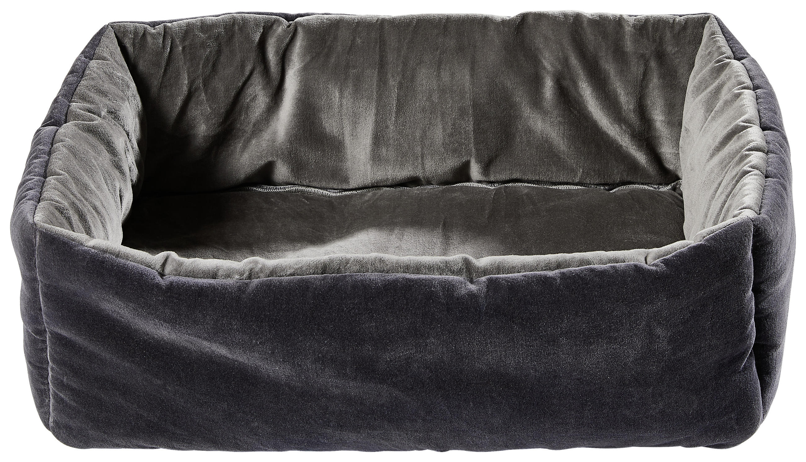 Xora Hundesofa Schwarz, Weiß 40x20x56 cm