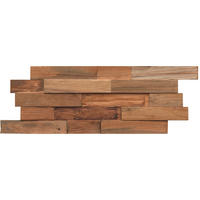 WANDVERKLEIDUNG - Braun, Basics, Holz (50/20/2cm)