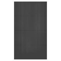 FRONTPANEELSET   - Anthrazit Hochglanz, KONVENTIONELL, Holzwerkstoff (114/202cm) - Hom`in