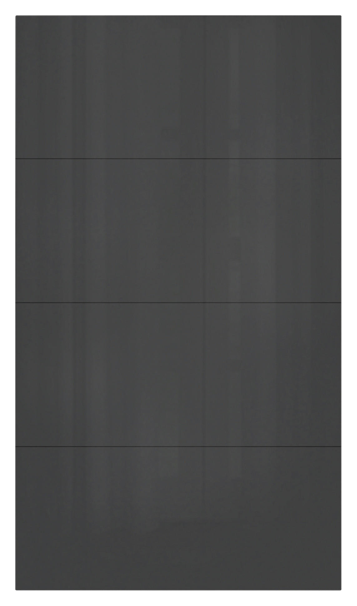 Hom`in Frontpaneelset Anthrazit Hochglanz 114x202 cm