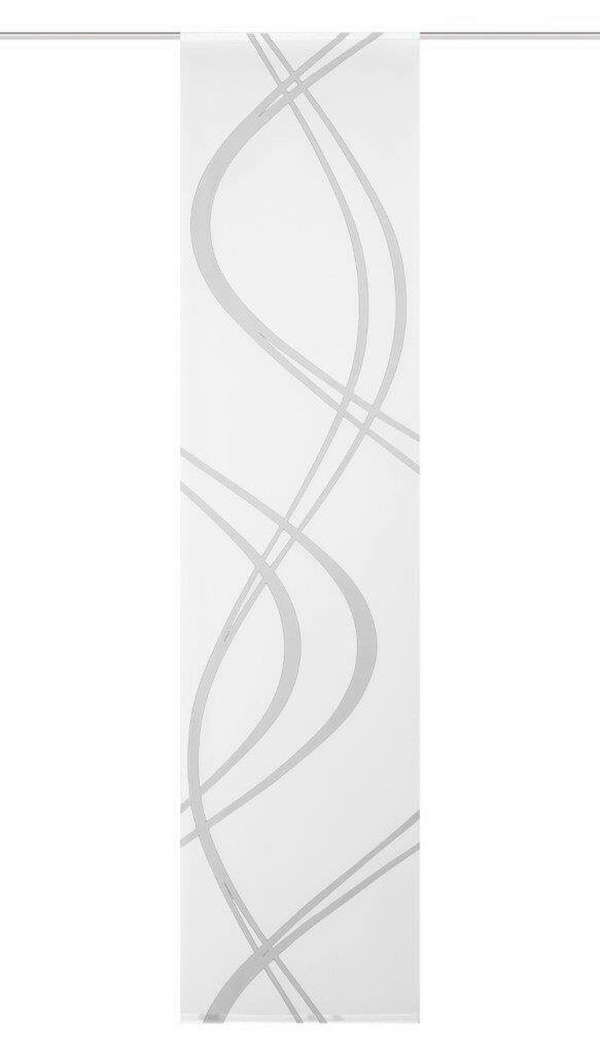 FLÄCHENVORHANG   halbtransparent   60/245 cm  - Grau, Design, Textil (60/245cm)