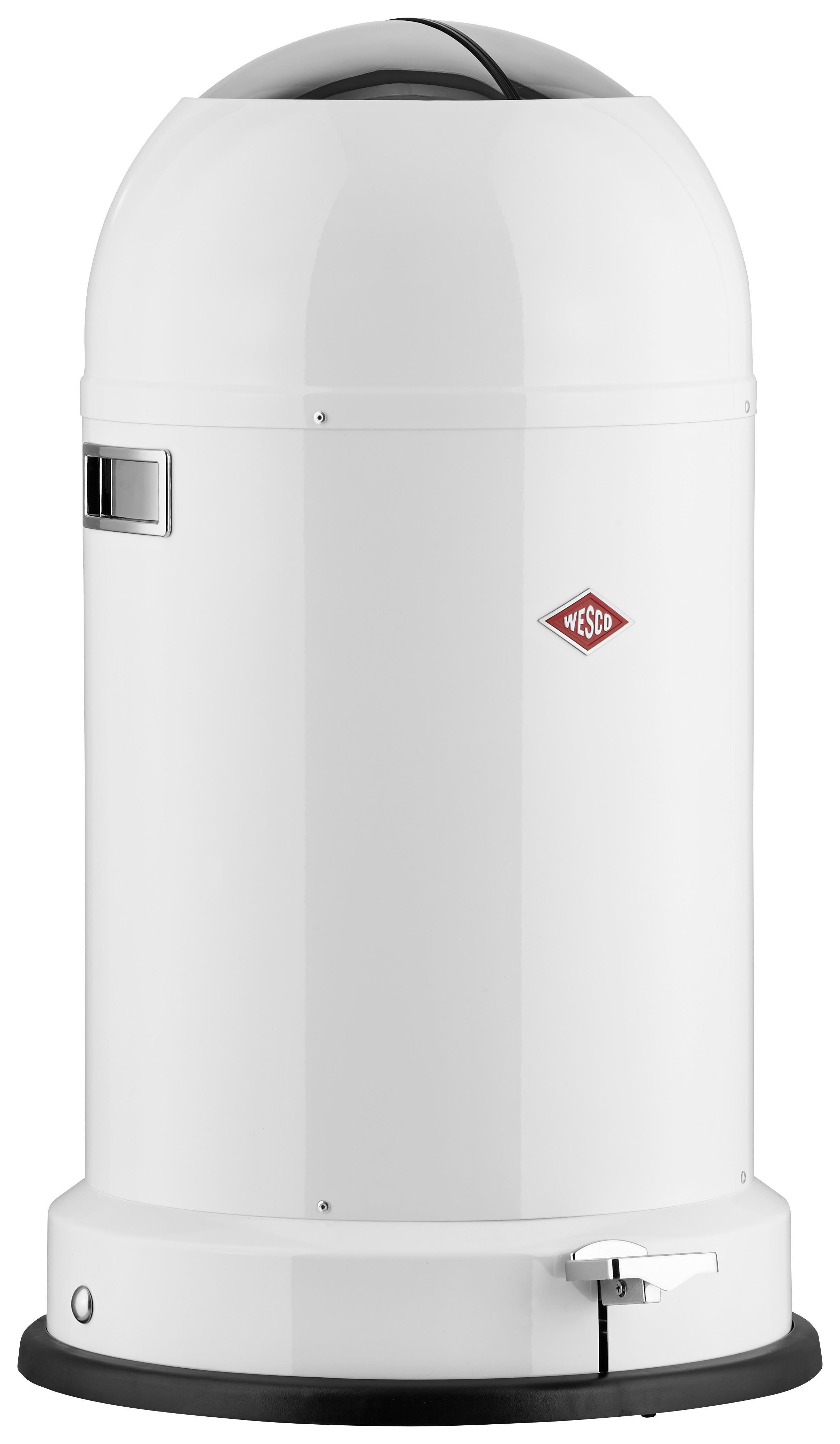 ABFALLSAMMLER KICKMASTER 33 L  - Schwarz/Weiß, Basics, Kunststoff/Metall (37,5/69cm) - Wesco