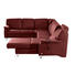 WOHNLANDSCHAFT Rot Echtleder - Chromfarben/Rot, KONVENTIONELL, Leder/Metall (247/187cm) - Himolla WOHNLANDSCHAFT Rot Echtleder - Chromfarben/Rot, KONVENTIONELL, Leder/Metall (247/187cm) - Himolla