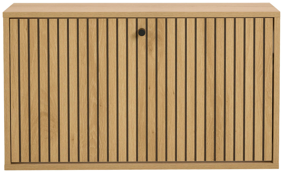 OMARA Z LOPUTAMI ZA ČEVLJE furnirano naravne barve - črna/naravne barve, Design, leseni material/les (71,6/43/17cm) - MID.YOU