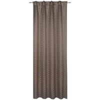 HOTOVÝ ZÁVĚS, neprůsvitné, 130/250 cm - šedobéžová/jílová barva, Basics, textil (130/250cm) - Joop!