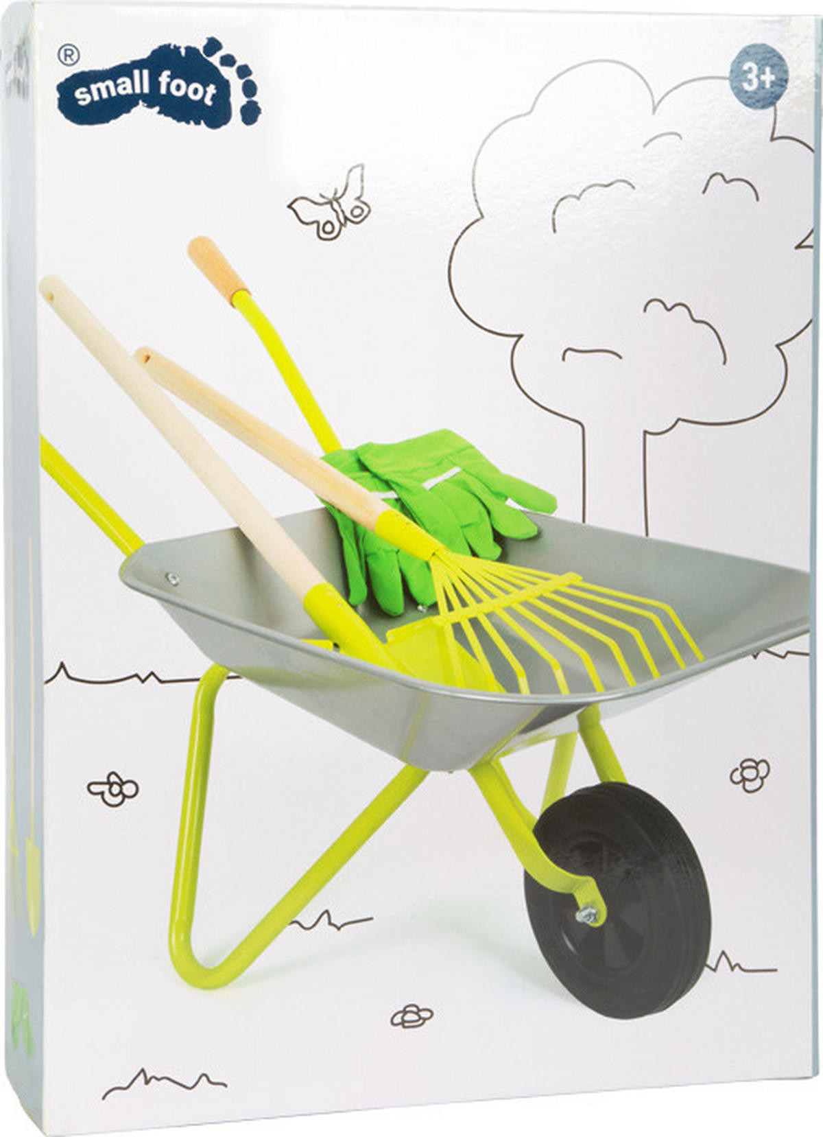 KINDERSCHUBKARRE Multicolor  - Multicolor, Basics, Kunststoff/Metall (79/50/36cm) - small foot