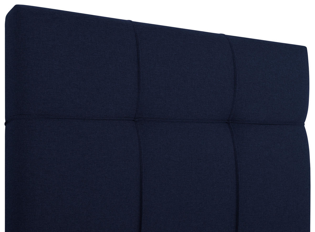 BOXBETT 100/200 cm,  in Blau, Bettkasten, Topper,  - Blau/Schwarz, MODERN, Kunststoff/Textil (100/200cm) - MID.YOU