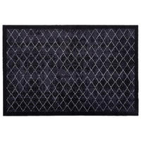 FUßMATTE  40/60 cm  Schwarz, Weiß  - Schwarz/Weiß, Basics, Kunststoff/Textil (40/60cm) - Esposa
