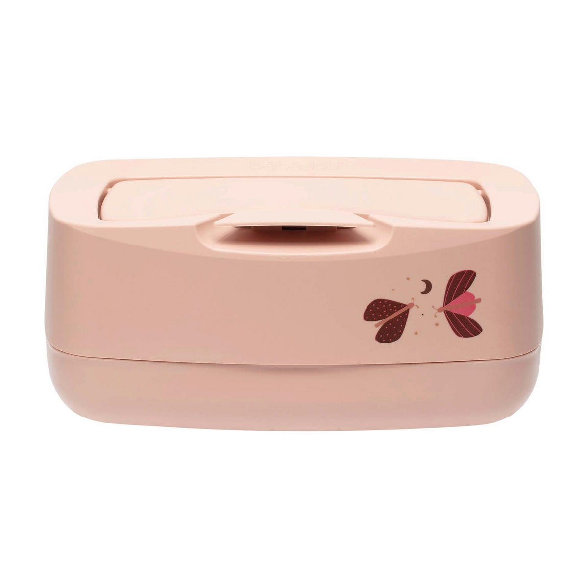FEUCHTTÜCHER-BOX SWEET BUTTERFLY  - Altrosa, Basics, Kunststoff (21/13/9cm) - Bebe Jou