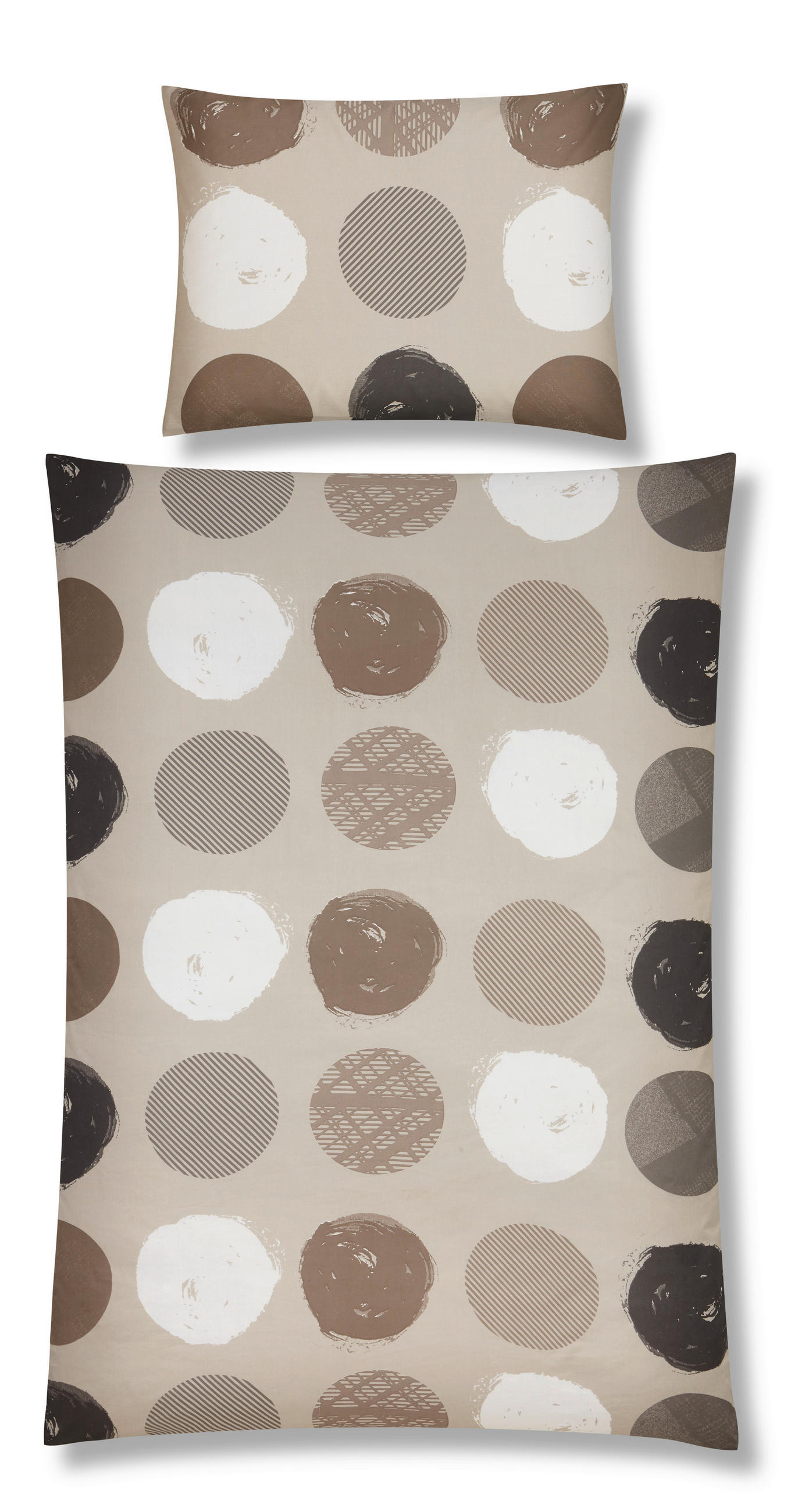 Renforce Bettwäsche 140x200 Cm Mirella Baumwolle Braun