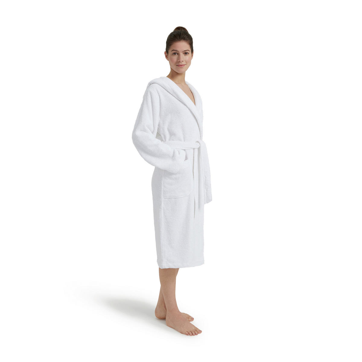 BADEMANTEL Superwuschel  - Weiß, Basics (Snull) - Moeve