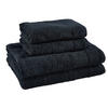 FROTTIERSET Schwarz 4-teilig  - Schwarz, Basics, Textil - Villeroy & Boch