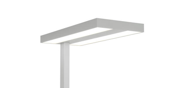 LED-STEHLEUCHTE 61/28/195 cm - Klar/Chromfarben, KONVENTIONELL, Kunststoff/Metall (61/28/195cm) - Novel