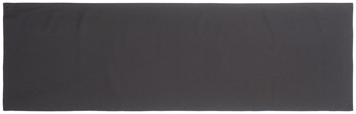 TISCHDECKE Textil Flachgewebe Anthrazit 45/150 cm  - Anthrazit, Basics, Textil (45/150cm) - Novel