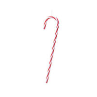 DEKOHÄNGER 6-teilig  - Rot/Weiß, LIFESTYLE, Kunststoff (0,80/4,00/13,00cm)