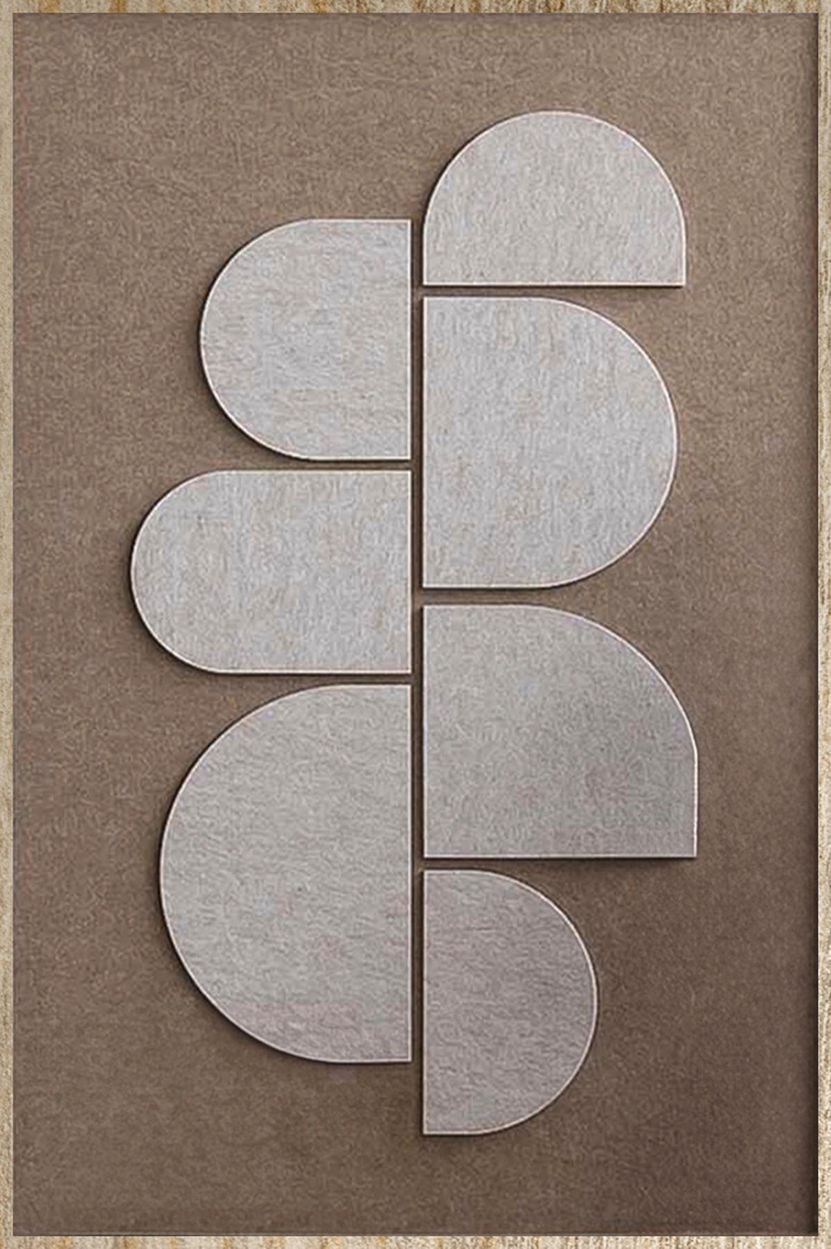 BILD 80/120/10 cm  - Braun/Naturfarben, Basics, Holz/Kunststoff (80/120/10cm)