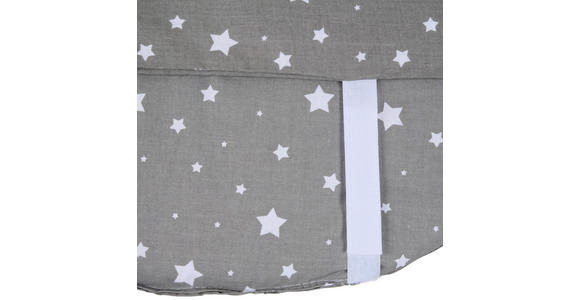 HOCHSTUHLEINLAGE Lunch - Grau, Basics, Textil (25/50cm) - My Baby Lou