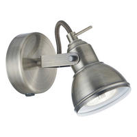 STRAHLER Focus 9/13/13 cm  - Silberfarben, KONVENTIONELL, Metall (9/13/13cm) - Searchlight
