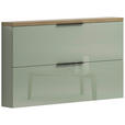 HÄNGESCHUHSCHRANK 140/82/19 cm  - Eichefarben/Schwarz, Design, Holzwerkstoff/Metall (140/82/19cm) - Xora