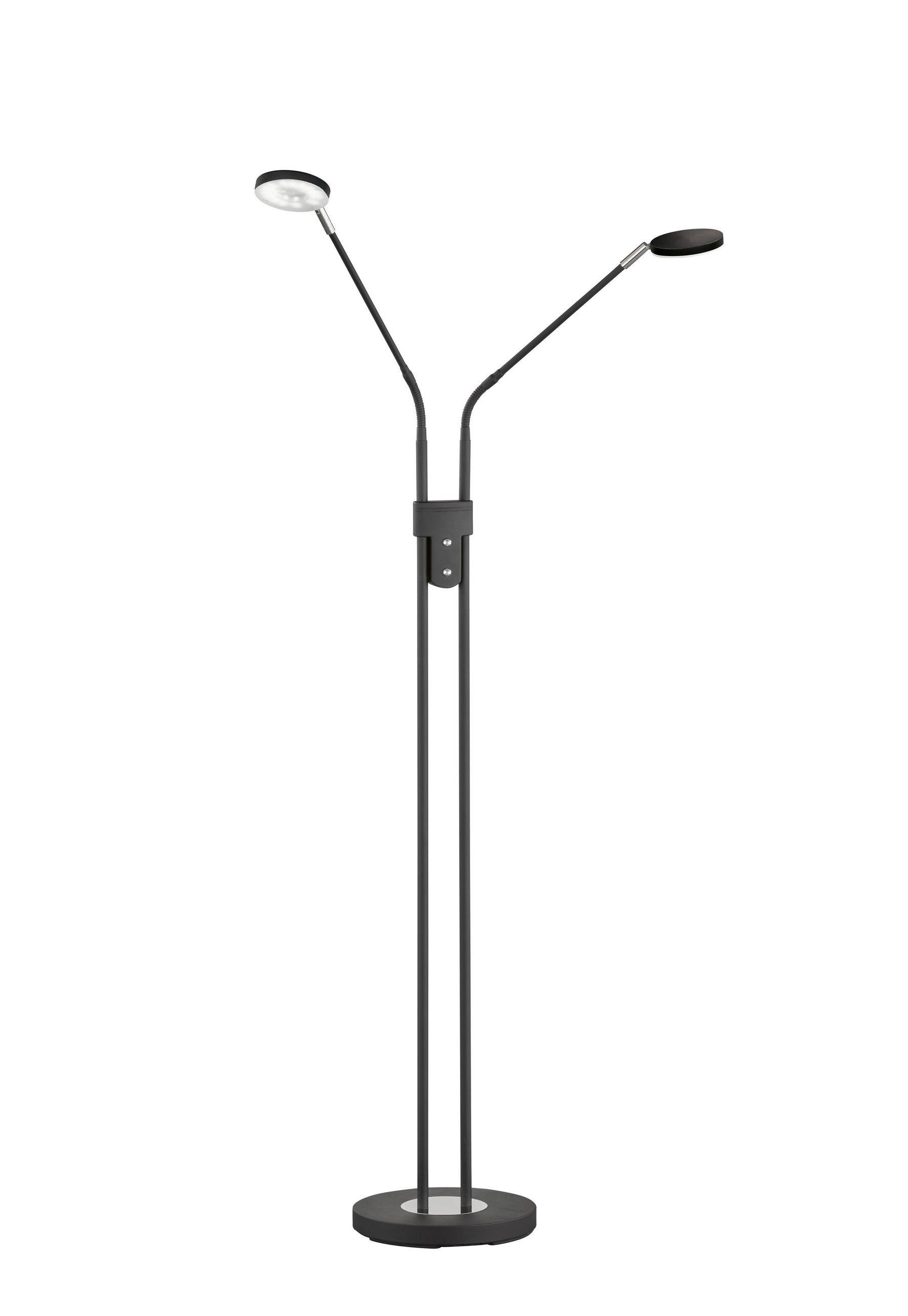 LED-STEHLEUCHTE 25/25/150 cm    - Sandfarben/Chromfarben, Basics, Metall (25/25/150cm)