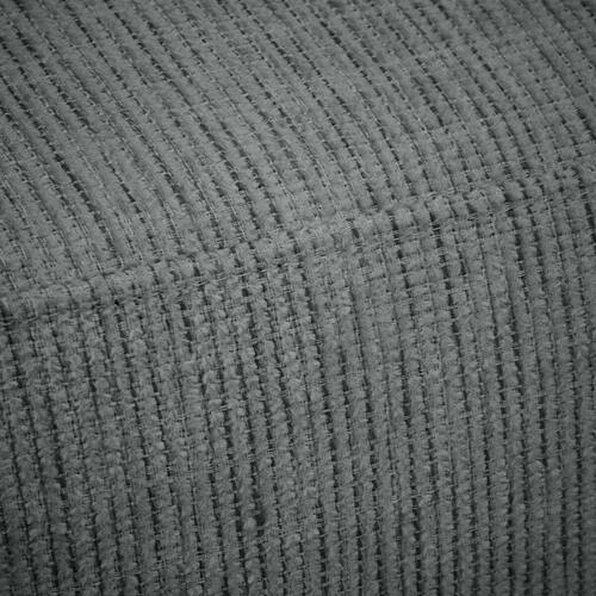 CHAISELONGUE Chenille Grau  - Schwarz/Grau, KONVENTIONELL, Kunststoff/Textil (93/73/171cm) - Carryhome