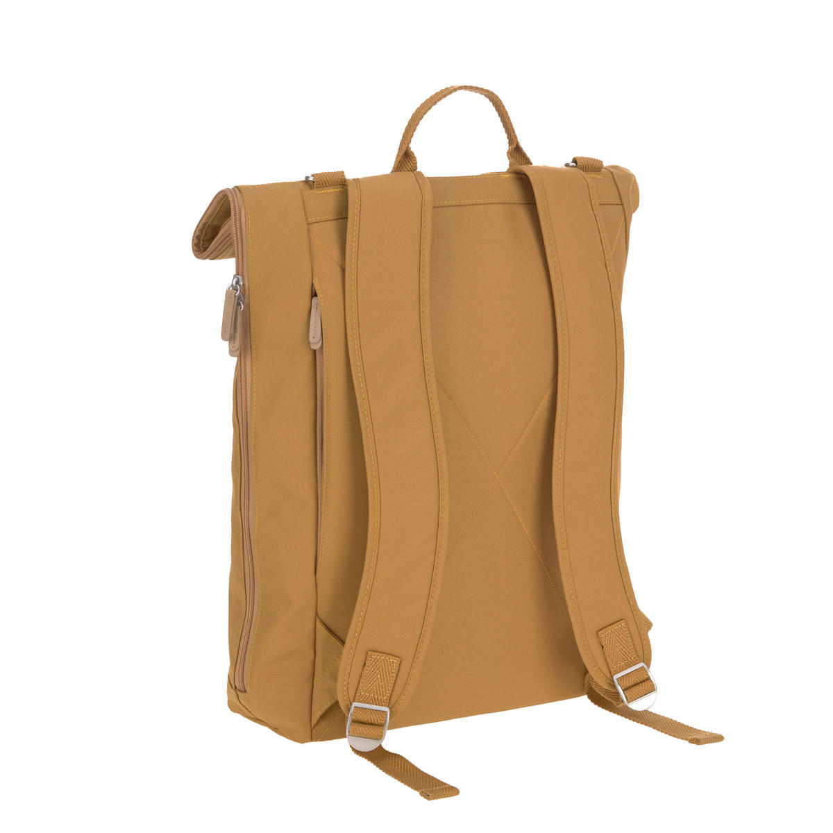 WICKELRUCKSACK Rolltop  - Currygelb, Trend, Textil (30/14,5/46cm) - Lässig