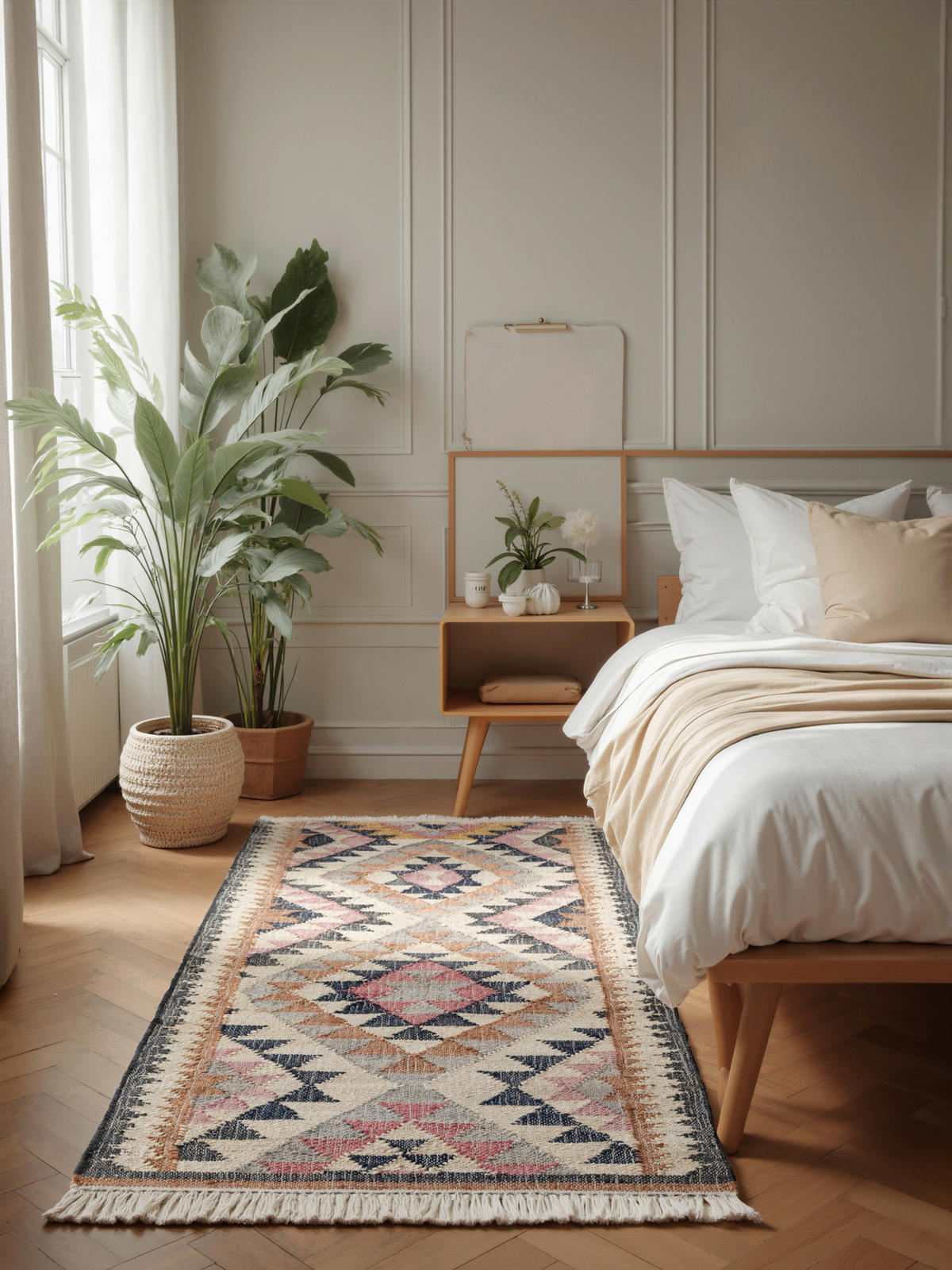 LÄUFER 80/200 cm Roya  - Multicolor/Creme, Basics, Textil (80/200cm) - Elle Decoration