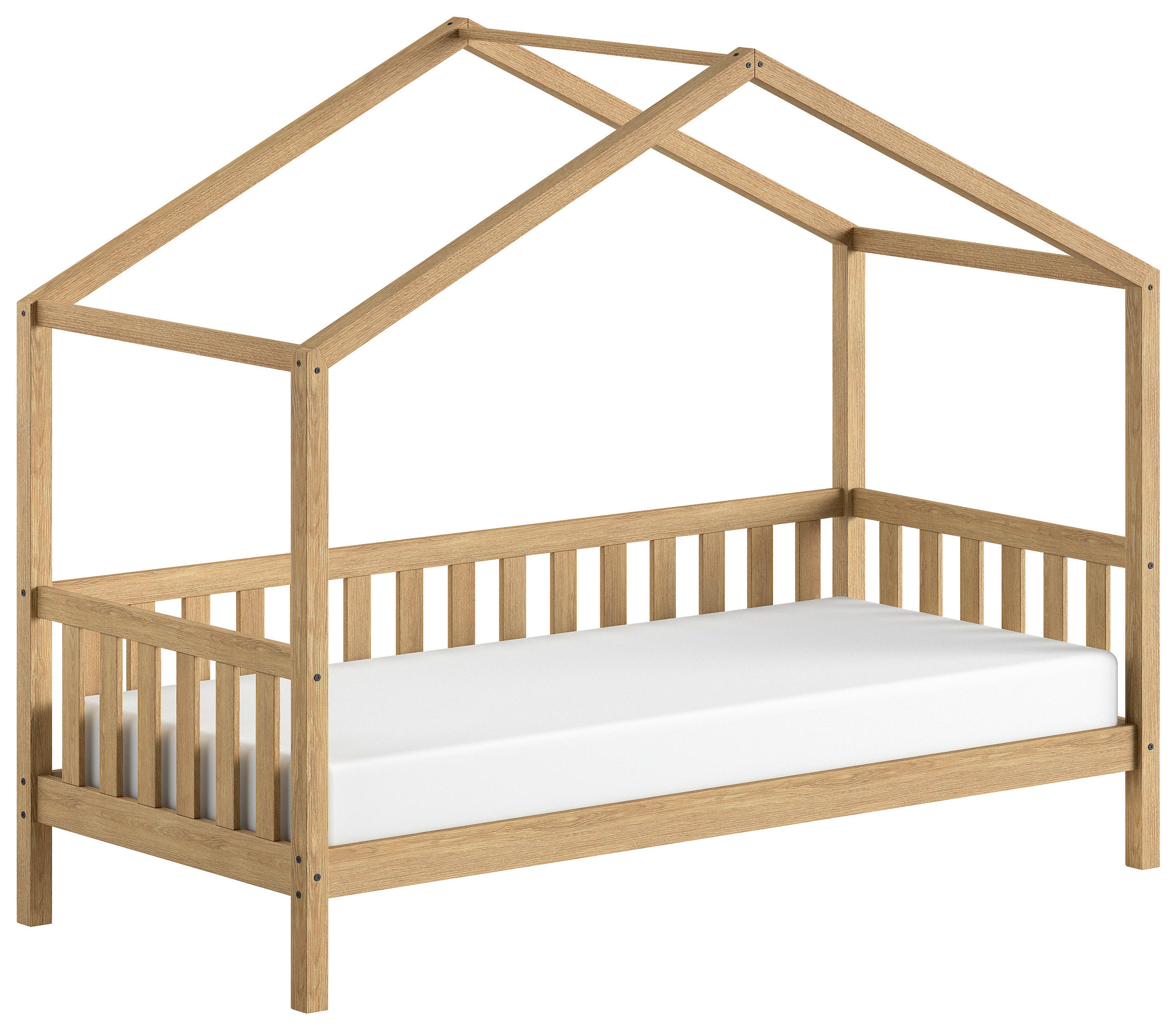 HAUSBETT Rollrost 90/200 cm  - Naturfarben, MODERN, Holz (90/200cm) - Vipack