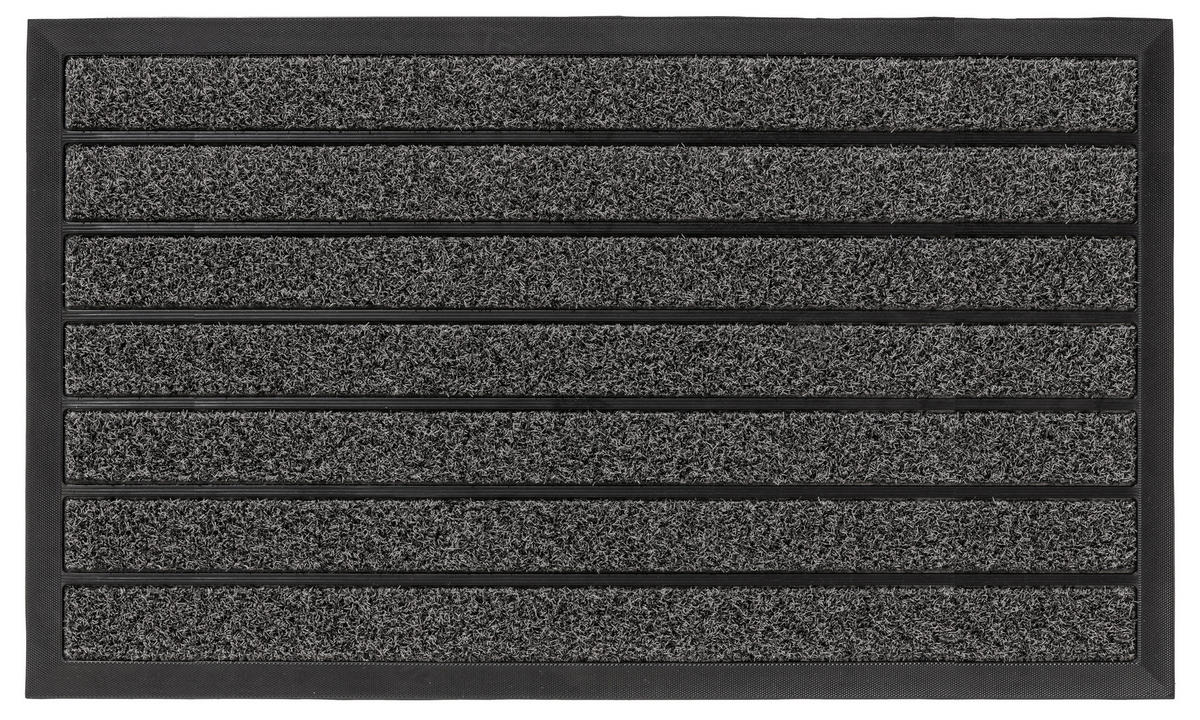 OTIRAČ ZA OBUĆU 45/75 cm   - antracit, Osnovno, tekstil (45/75cm)