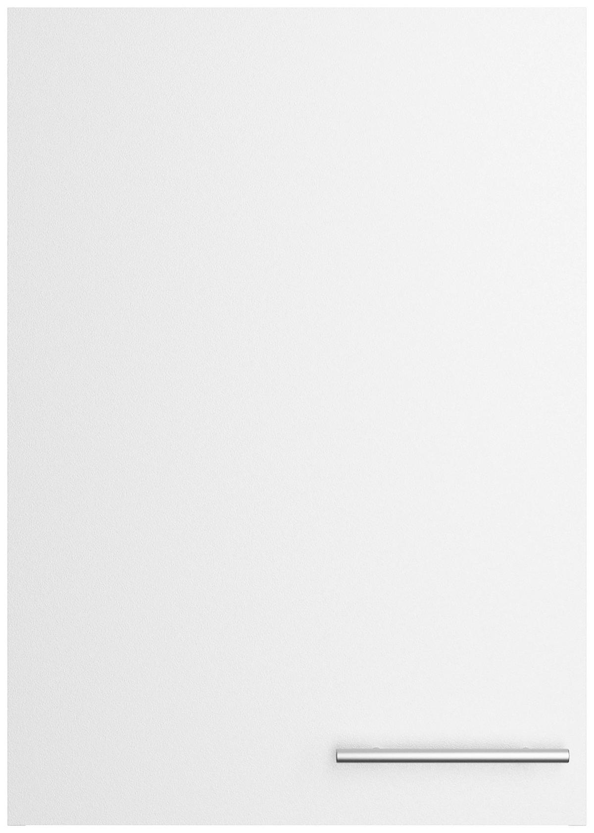 KÜCHENLEERBLOCK 210 cm   in Weiß  - Edelstahlfarben/Anthrazit, Basics, Holzwerkstoff/Metall (210cm) - Optifit