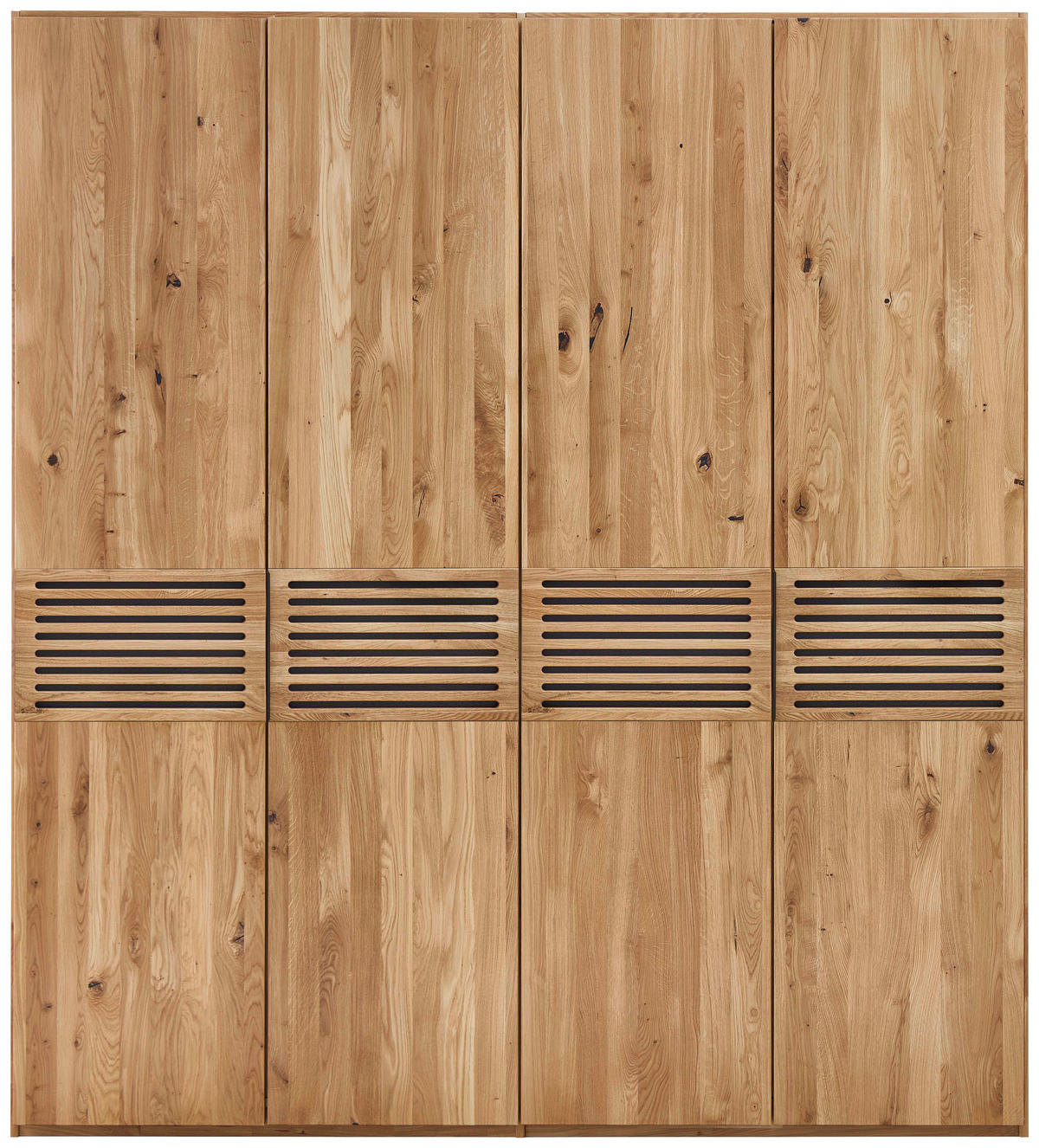 DREHTÜRENSCHRANK 202/223/62 cm,  in Eichefarben, 4 Tür(en)-türig  - Wildeiche/Eichefarben, MODERN, Holz (202/223/62cm) - Livetastic